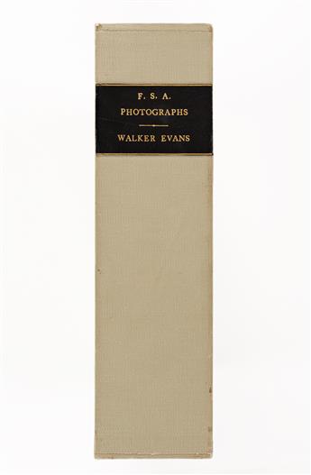WALKER EVANS (1903-1975) Custom case with 11 of Evan’s iconic FSA photographs documenting the effects of the Great Depression throughou